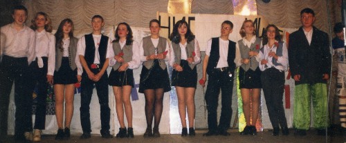 Команда КВН школы 43 КЭМИС, 1999 г.